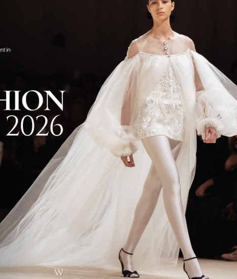 Modelo na Paris Fashion Week